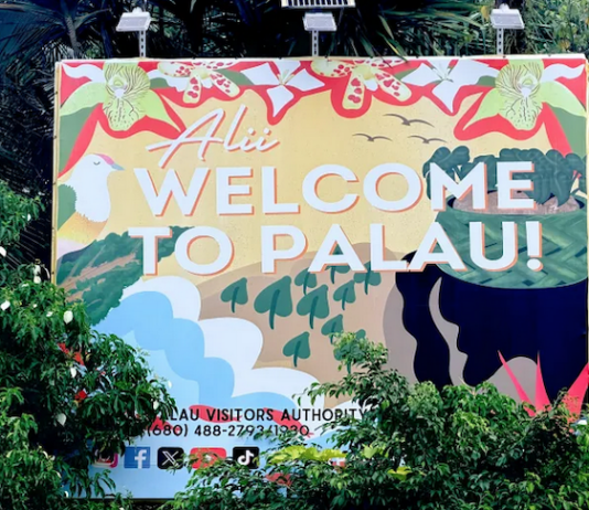 "Alii - welcome to Palau"