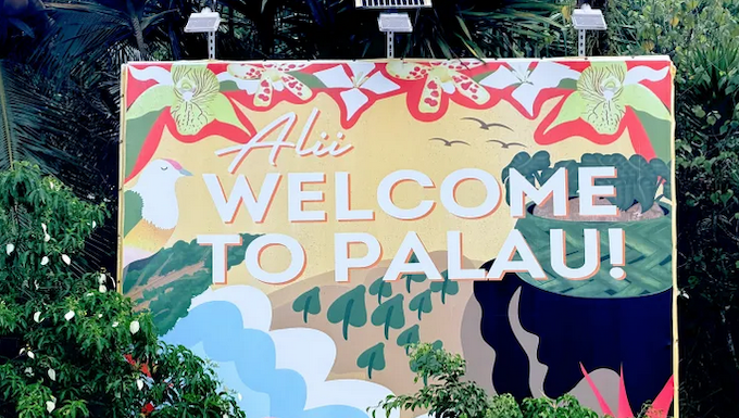 "Alii - welcome to Palau"