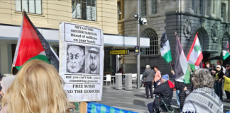 New Zealand protesters against the Israeli genocide in Gaza
