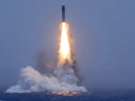 A Chinese strategic nuclear submarine launched a warhead-carrying missile in July