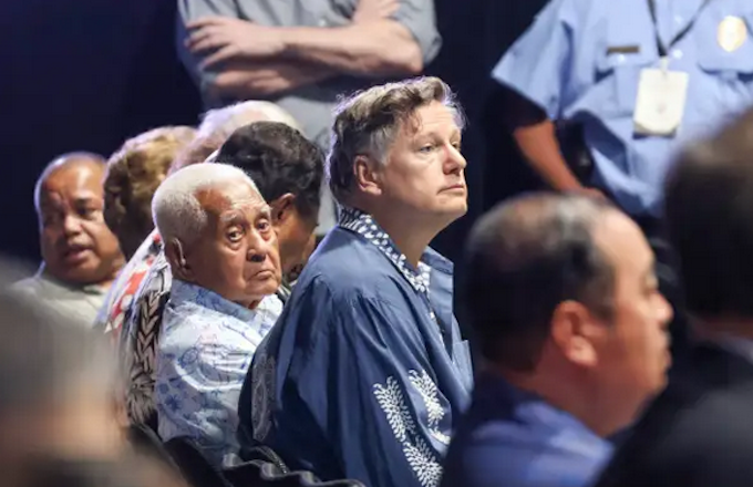 US Deputy Secretary of State Christopher Landau at the opening ceremony of 55 PIFLM in Koror, Palau