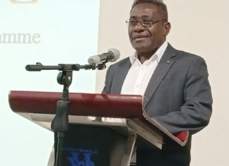 Sacked Solomon Islands Finance Minister Gordon Darcy Lilo