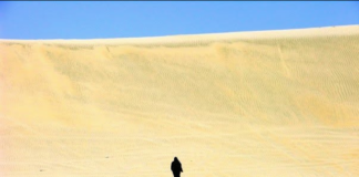 This is a photo of me in the desert in Saudi Arabia 19 years ago