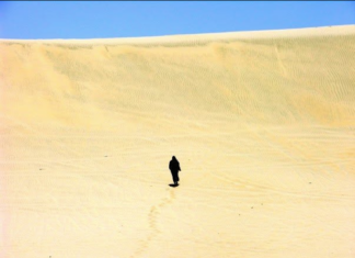 This is a photo of me in the desert in Saudi Arabia 19 years ago