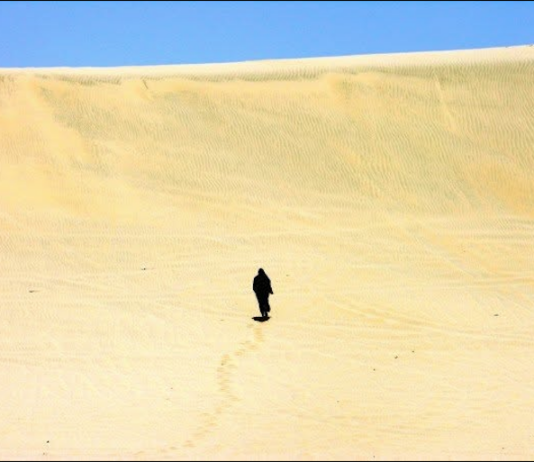 This is a photo of me in the desert in Saudi Arabia 19 years ago