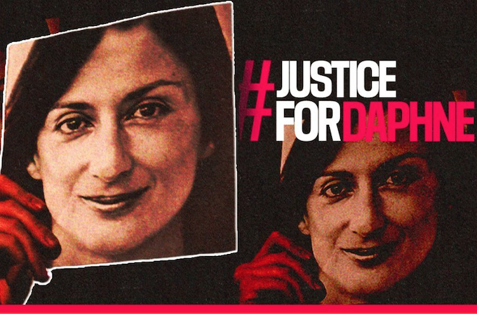 Justice for Daphne RSF 680wide Maltese authorities must implement the long overdue measures protecting journalists and media freedom