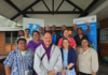 Pacific Islands News Association (PINA) president Kalafi Moala (front, second from left) with participants of the Climate Change and Corruption roundtable