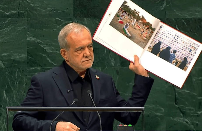 Masoud Pezeshkian UNNews 680wide Iran President Masoud Pezeshkian