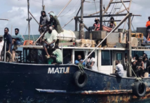 The Vanuatu ferry MV Matui