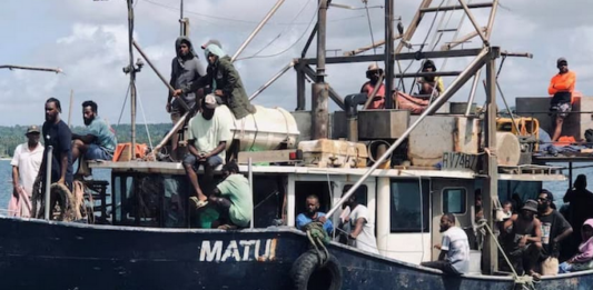 The Vanuatu ferry MV Matui