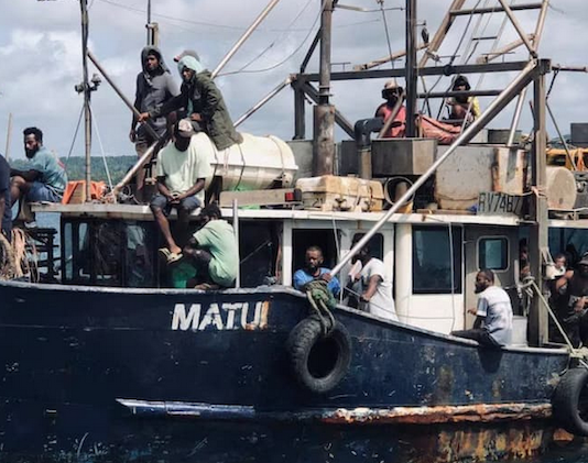 The Vanuatu ferry MV Matui