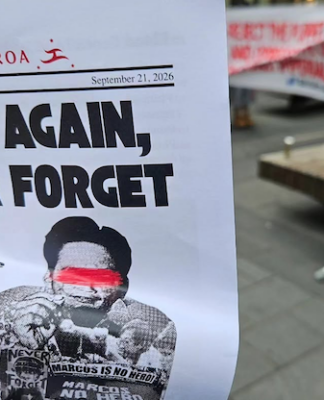 "Never again, never forget" says the slogan for Martial Law Day