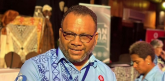 The new president of PINA, PNG's Neville Choi
