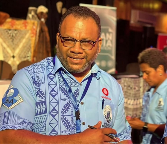 The new president of PINA, PNG's Neville Choi