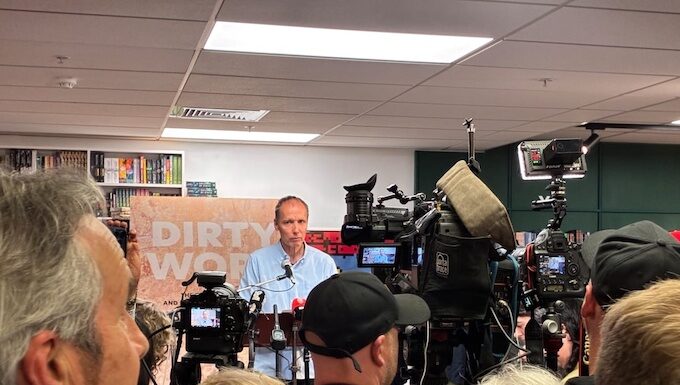 Nicky Hager’s new book Dirty Work ‘exposé’ of Taxpayers’ Union Author Nicky Hager at the launch of his latest book Dirty Work