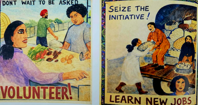 Jo Bruce-Smith’s posters for the People’s Union food co-op