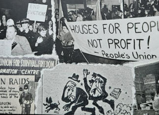 A section of the cover of the new book Polynesian People’s Union designed by Kahu Fowler