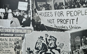 A section of the cover of the new book Polynesian People’s Union designed by Kahu Fowler