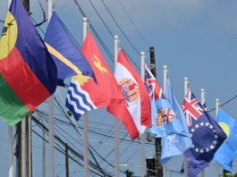 Pacific Islands Forum member country flags