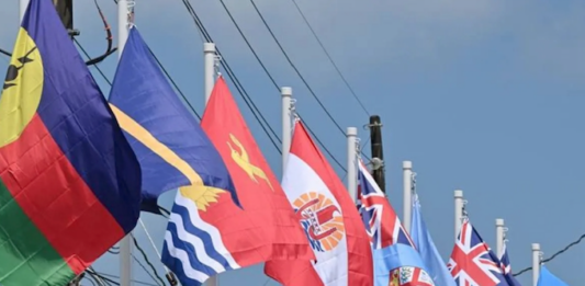 Pacific Islands Forum member country flags