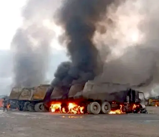 The Panguna mine arson attack