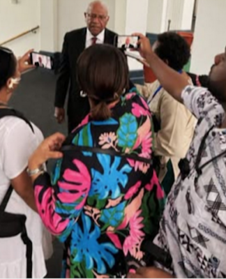 Fiji Prime Minister Sitiveni Rabuka