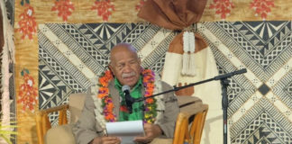 Fiji Prime Minister Sitiveni Rabuk