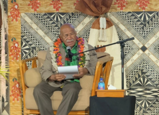 Fiji Prime Minister Sitiveni Rabuk