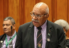 Fiji Prime Minister Sitiveni Rabuka