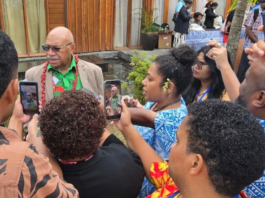 Fijian Prime Minister Sitiveni Rabuka