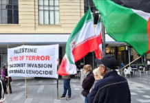 A pro-Palestine protest against Israeli genocide in Gaza and the illegal settlements in the West Bank in Auckland