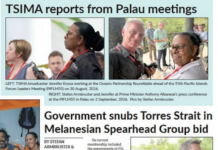TSIMA reporting from Palau - today's story in the Torres News
