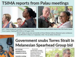 TSIMA reporting from Palau - today's story in the Torres News