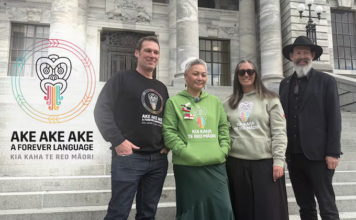 Green Party co-leader Marama Davidson . . . “Te reo Māori is a taonga."
