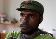 KNPB international spokesperson Victor Yeimo