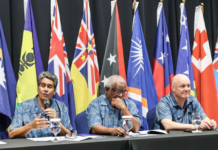 "Affirmed, noted, endorsed" at the 55th Pacific Islands Forum leaders summit media conference in Koror