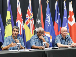 "Affirmed, noted, endorsed" at the 55th Pacific Islands Forum leaders summit media conference in Koror
