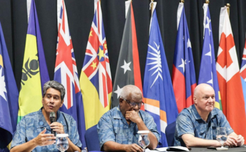 "Affirmed, noted, endorsed" at the 55th Pacific Islands Forum leaders summit media conference in Koror