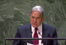NZ Foreign Minister Winston Peters