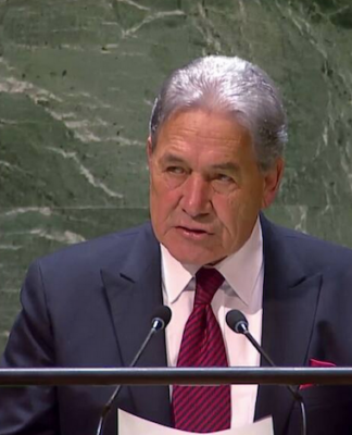 NZ Foreign Minister Winston Peters