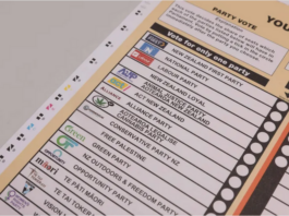 New Zealand electon voting papers being printed