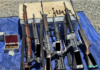 Firearms and ammunition seized in a counter-terrorism operation by PNG police in Southern Highlands province