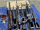 Firearms and ammunition seized in a counter-terrorism operation by PNG police in Southern Highlands province