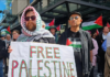 The Global March for Palestine in Auckland