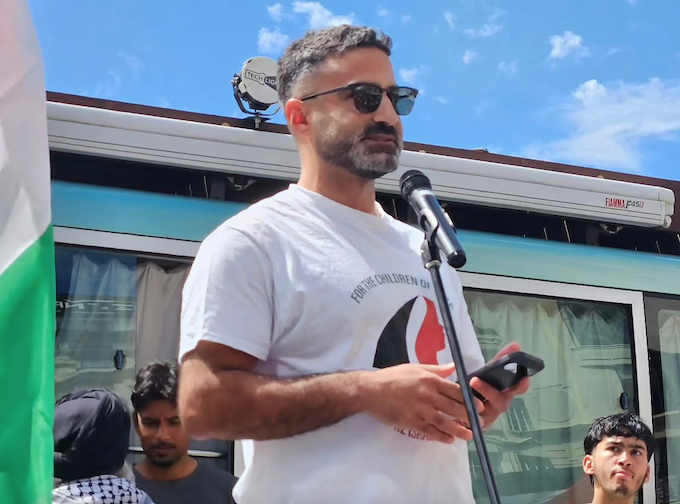 Gaza humanitarian aid flotilla veteran Youssef Sammour