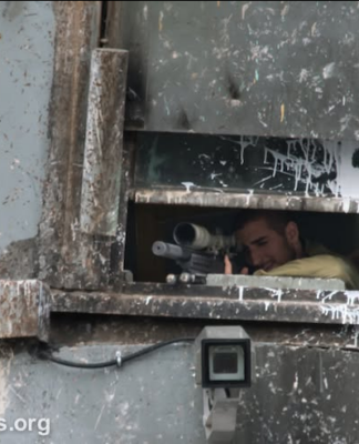 Tracy Campbell: War on Gaza – unpacking the ‘Year Zero’ fallacy Israeli sniper position in a watchtower in the illegally occupied West Bank