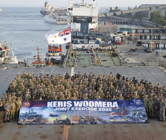 The joint Keris Woomera 26 exercise between the Indonesian National Armed Forces (TNI) and Australian Defence Force (ADF)