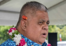 Samoan Prime Minister La'aulialemalietoa Leuatea Schmidt