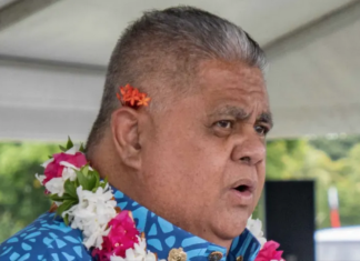 Samoan Prime Minister La'aulialemalietoa Leuatea Schmidt