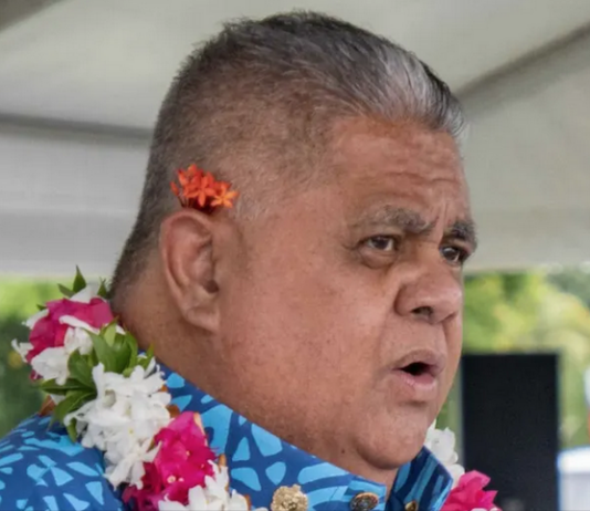 Samoan Prime Minister La'aulialemalietoa Leuatea Schmidt